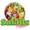 Signmission Salads Decal Concession Stand Food Truck Sticker, D-DC-24 Salads19 D-DC-24 Salads19 - alternate 1
